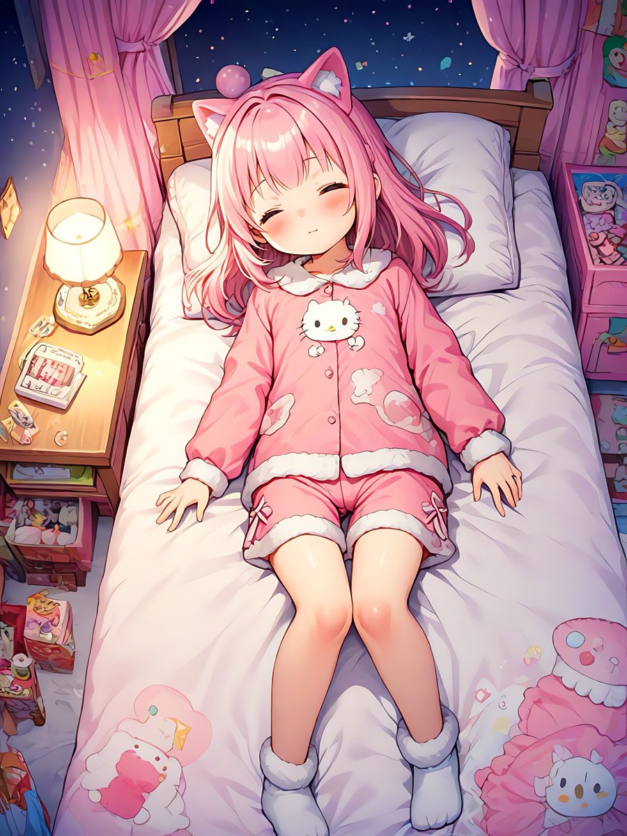 今日も1日いいねやリポスト
ありがとうございました！
また明日もよろしくお願いします💖
おやすみなさい😴
#AIイラスト︎︎ #AIart #女子小学生 #パジャマ