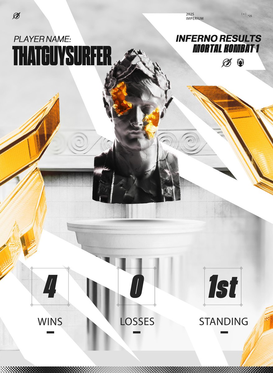 Inferno 2025 might be over, but the flames of Imperium are just heating up. You asked for greatness and ThatGuySurfer delivered, dominating Mortal Kombat 1. 

Keep watching... this is only the beginning.

#IESBah #esportsgaming #MortalKombat1 #bahamas