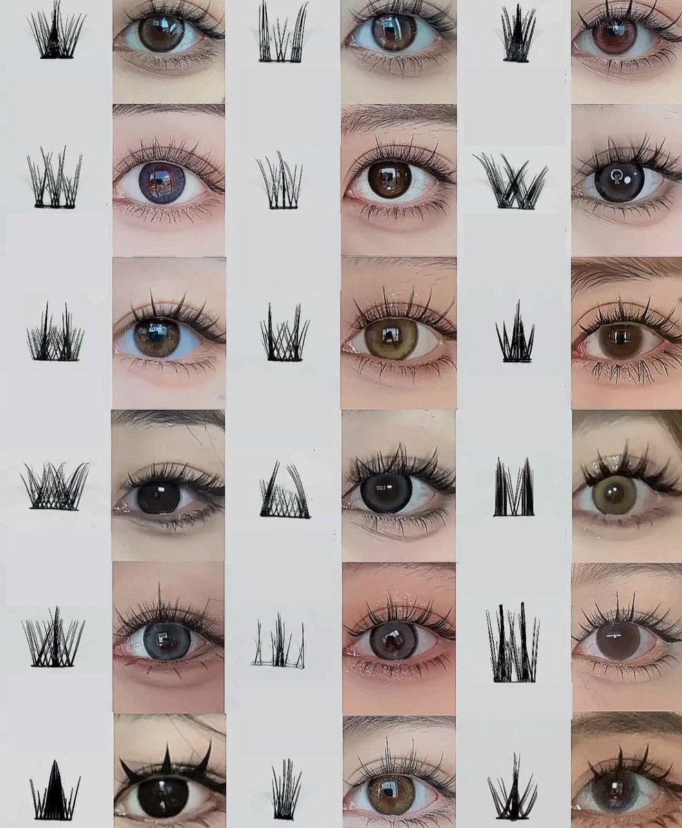 รวมขนตาหลายๆทรงมาให้ดู เผื่อใครอยากลองติดแต่ยังตัดสินใจเลือกไม่ถูก