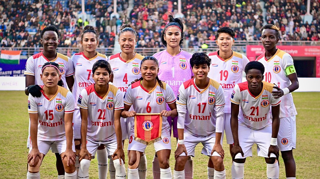 ebfchistory's tweet photo. 𝐂𝐇𝐀𝐌𝐏𝐈𝐎𝐍𝐒 🏆

🇮🇳 East Bengal becomes the Champions of the inaugural SAFF Women's Club Championship defeating hosts 🇳🇵APF Club of Nepal 3️⃣—0️⃣ in the Final at the Dasarath Stadium in Kathmandu to become the first ever Indian women's team to win an international tournament! https://t.co/4I0LsBS3op