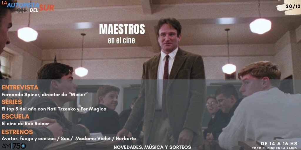 ¡HOY! en un rato...

🎬 TODO EL CINE EN LA RADIO 🎞️

Estrenos, recomendaciones, entrevistas, música, sorteos ¡y mucho más!

L@s esperamos! por <a href="/AM750/">LA 750</a>