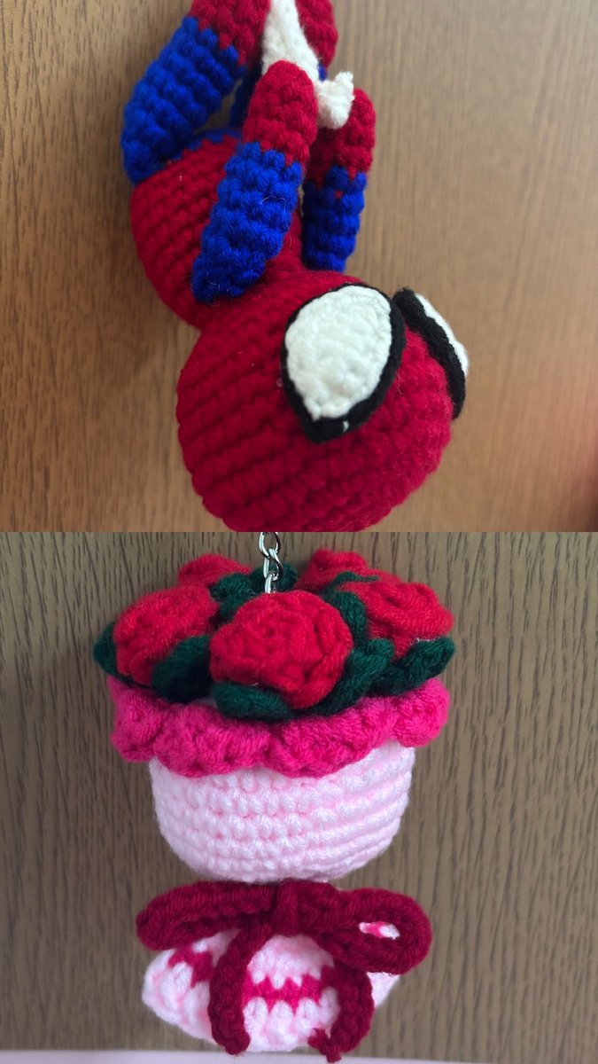 Hi! I am currently unemployed :( but I can crochet trinkets, keychain, plushies, pouches or flowers like baby breath, roses, tulips and sunflowers (takde gambar sebab selalu lupa ambil before jual). You can send me your inspo too! 

Kalau berminat or nak bertanya boleh dm! 🫶🏽