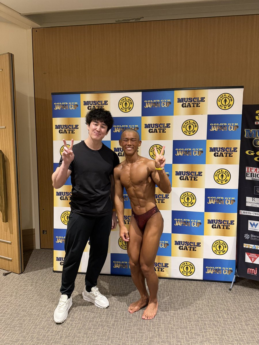 driverbuilder's tweet image. ゴールドジム ジャパンカップ
ボディビル ジュニアの部
準優勝おめでとうございます
明日も頑張ってください