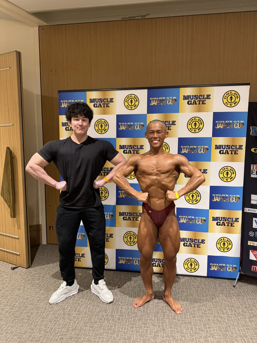 driverbuilder's tweet image. ゴールドジム ジャパンカップ
ボディビル ジュニアの部
準優勝おめでとうございます
明日も頑張ってください