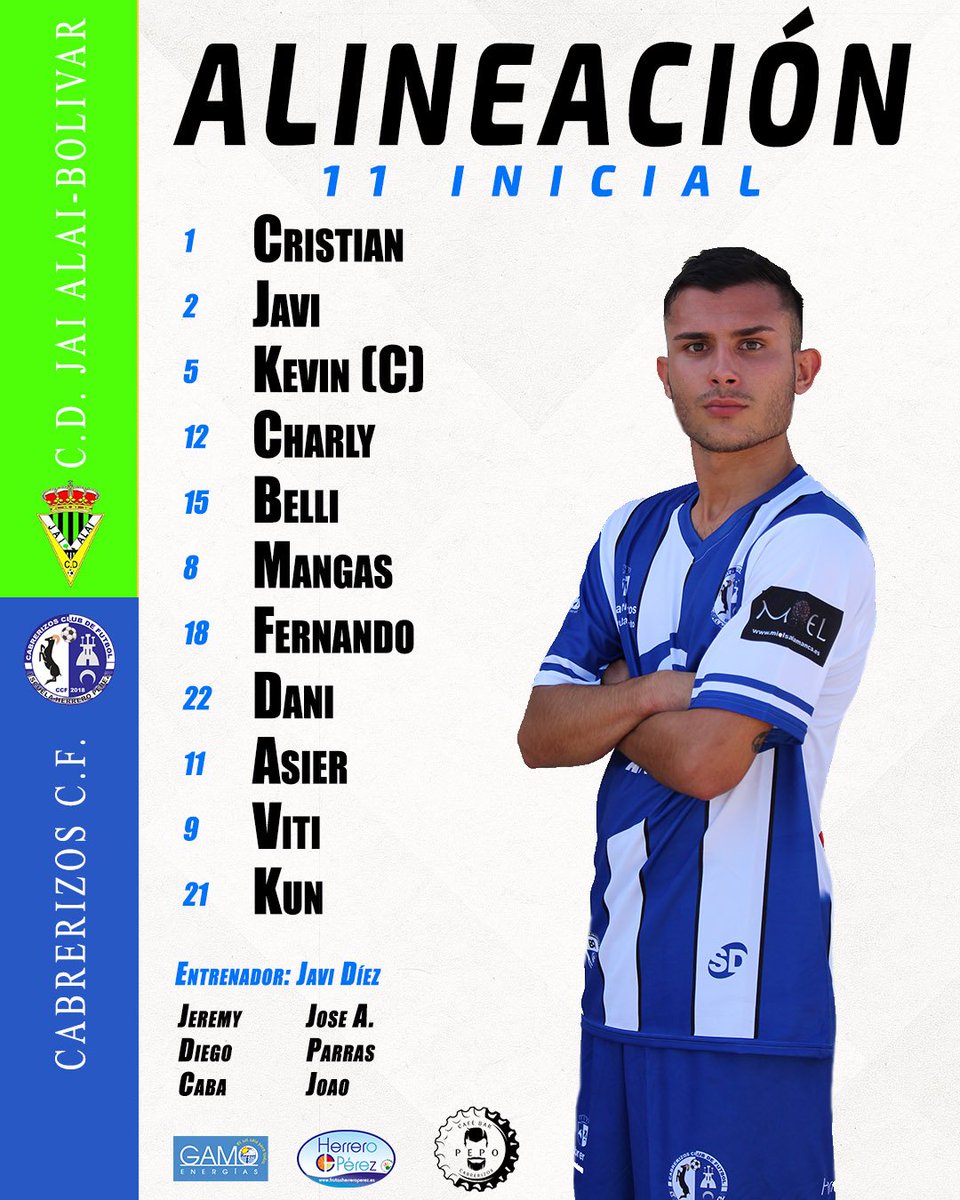 🔥 𝗔𝗟𝗜𝗡𝗘𝗔𝗖𝗜𝗢𝗡 | #CCFProv

¡¡Ya tenemos alineación confirmada!! 🔜

🔵 #SomosDelCabre ⚪️
