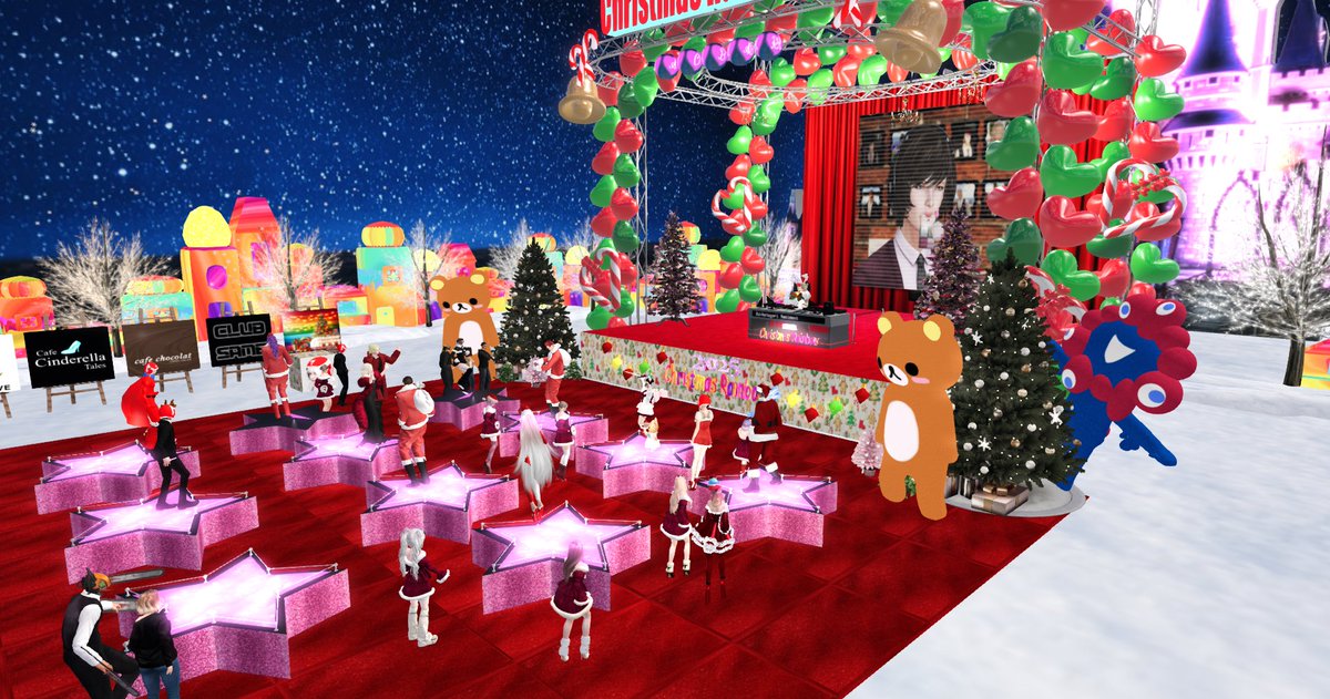 ぜひ！
〇BGM : kanji (let eat snow mix) / cafe chocolat
〇Live : ほうり (X'mas Live) / cafe Cinderella Tales
〇BGM : 深味 (Party mix) / cafe chocolat
〇BGM : ノルン (Party mix) / cafe Cinderella Tales
〇BGM : Naokim (EURO mix) / CLUB SAME
〇BGM : ばーでぃ (Party mix) / CLUB SAME