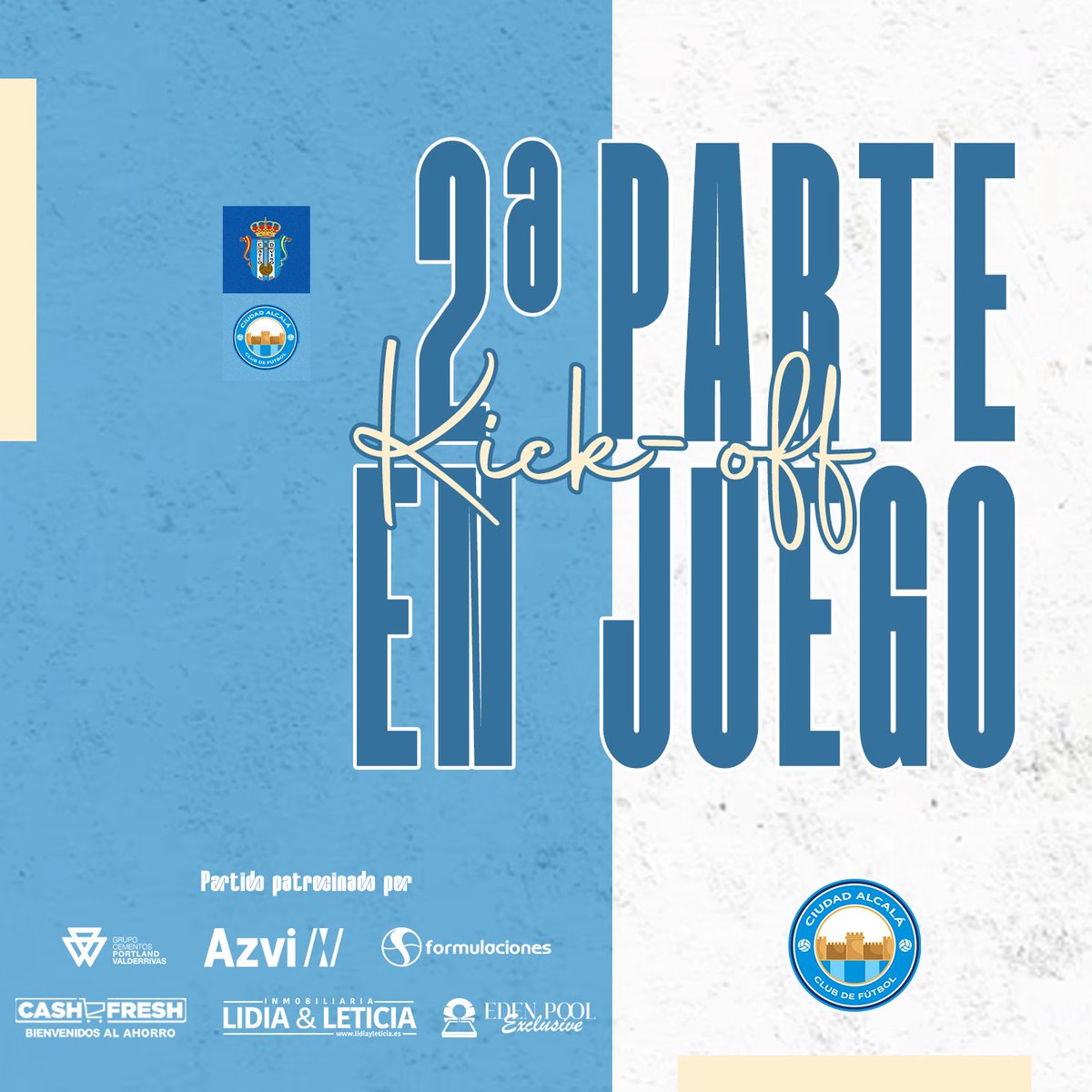 ▶️ ¡Segunda parte en juego en El Viso!

🩵 #AtcoViso 0-3 Azvi #CiudadAlcaláCF Juvenil

⏱️45’

#AlcaládeGuadaíra #FutFem 📳