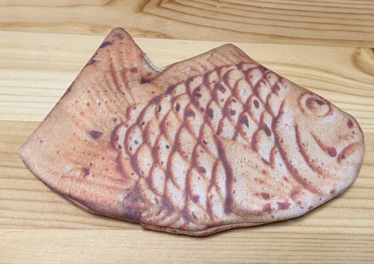 たい焼き好きすぎて、カイロケース買っちった