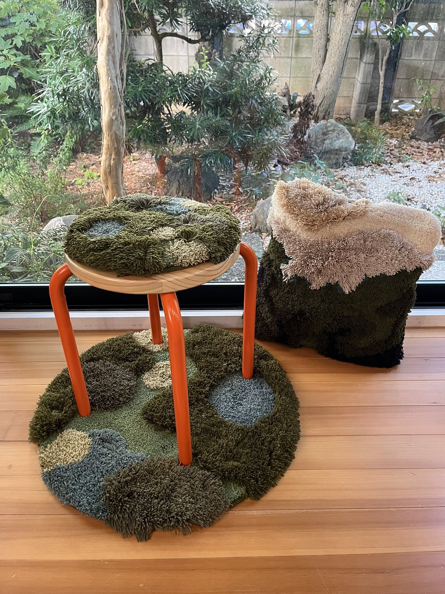 スツール EVANS MIYOSHI RUG CLOVER STOOL EV-010 EVANS×ROOVICE CLOVER STOOL – MIYOSHI RUG