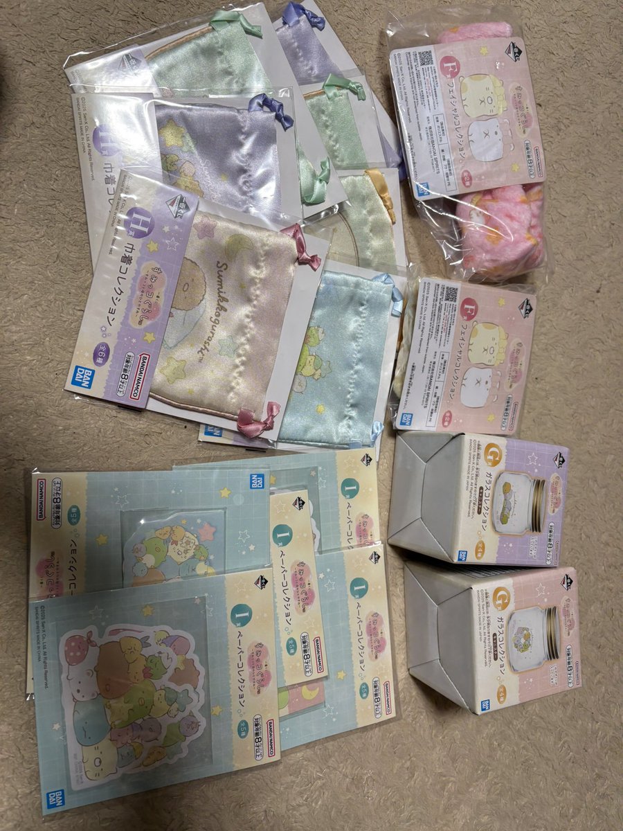 いろんなところで少しずつ引いた結果敗北してしまった。E以上の賞が