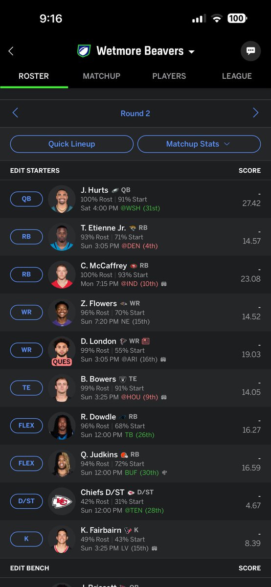 EeezyE03's tweet photo. Any changes here? Full PPR. @MBFantasyLife @FantasyAlarm @FFToday @kvalenzuela17 @AdamRonis https://t.co/easblh0yeC