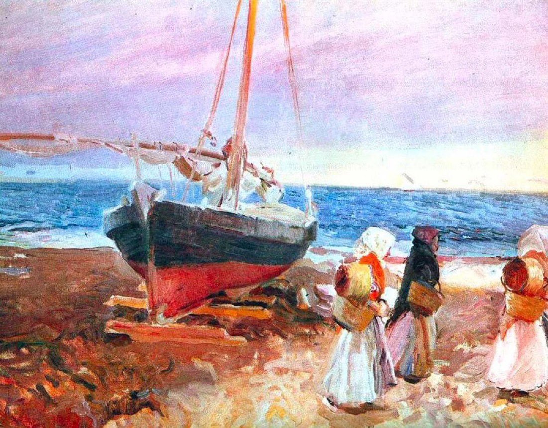 allontanarsio's tweet photo. The beauty of Joaquín Sorolla's sailboats https://t.co/KOokbObKLs