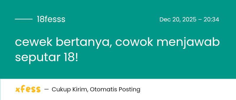 18fesss's tweet photo. ayo sekarang gantian — giliran cewek bertanya, cowok menjawab seputar 18! https://t.co/JuQlzGVQUl