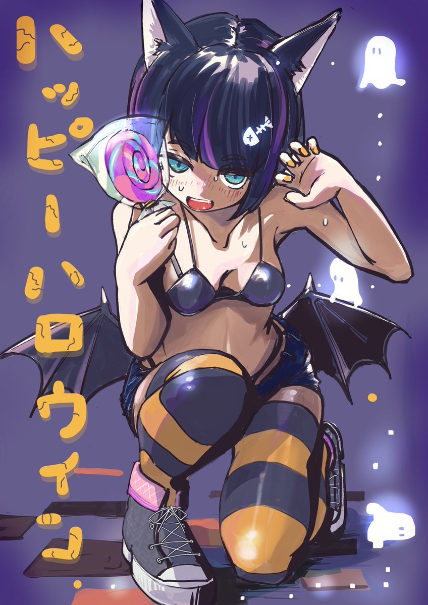 tosaka_najuro 今回は最近の絵で失礼します🙌 うちの猫ちゃんを擬人化