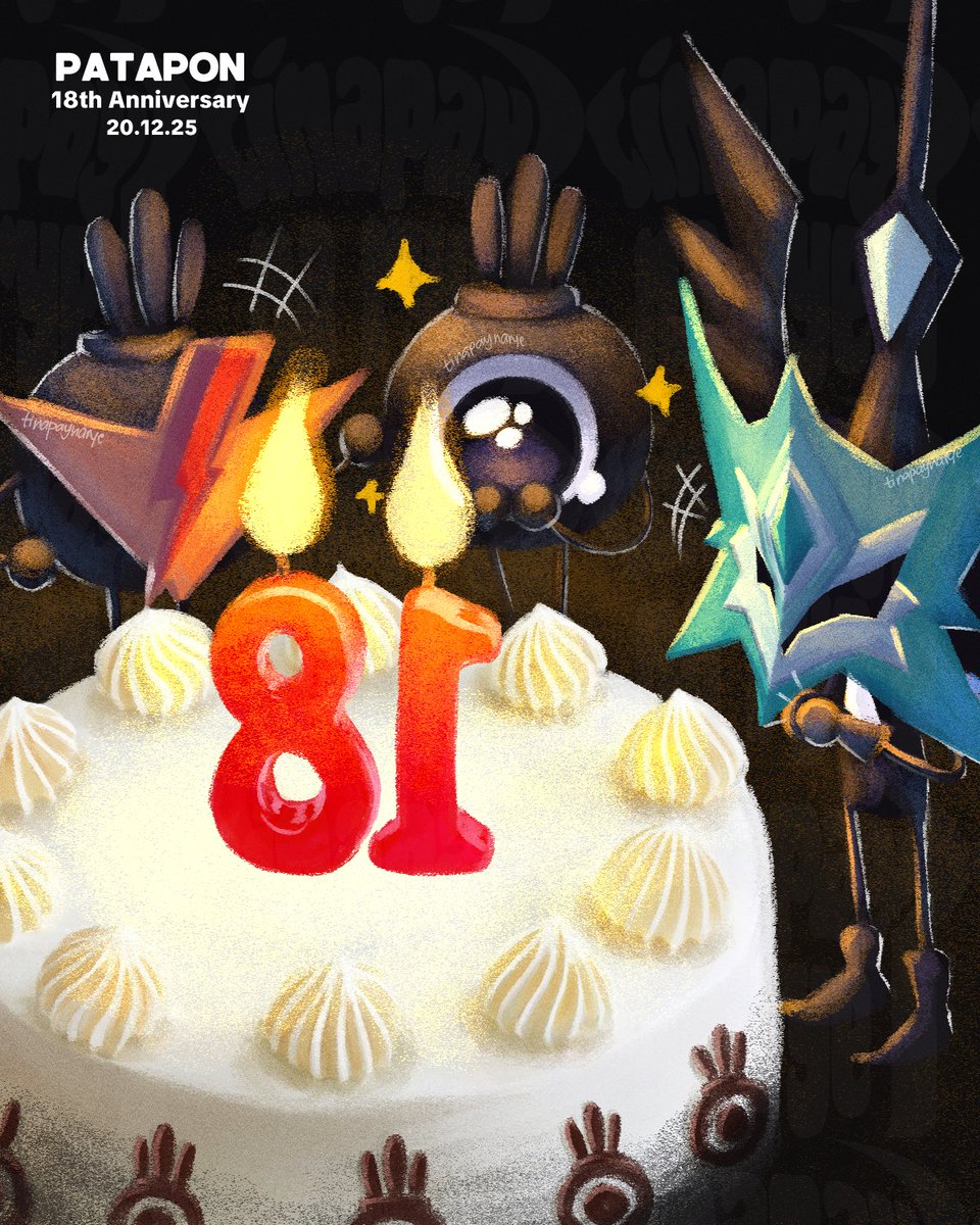 Thank you for bringing me happiness within the years, Patapon. Happy 18th anniversary!