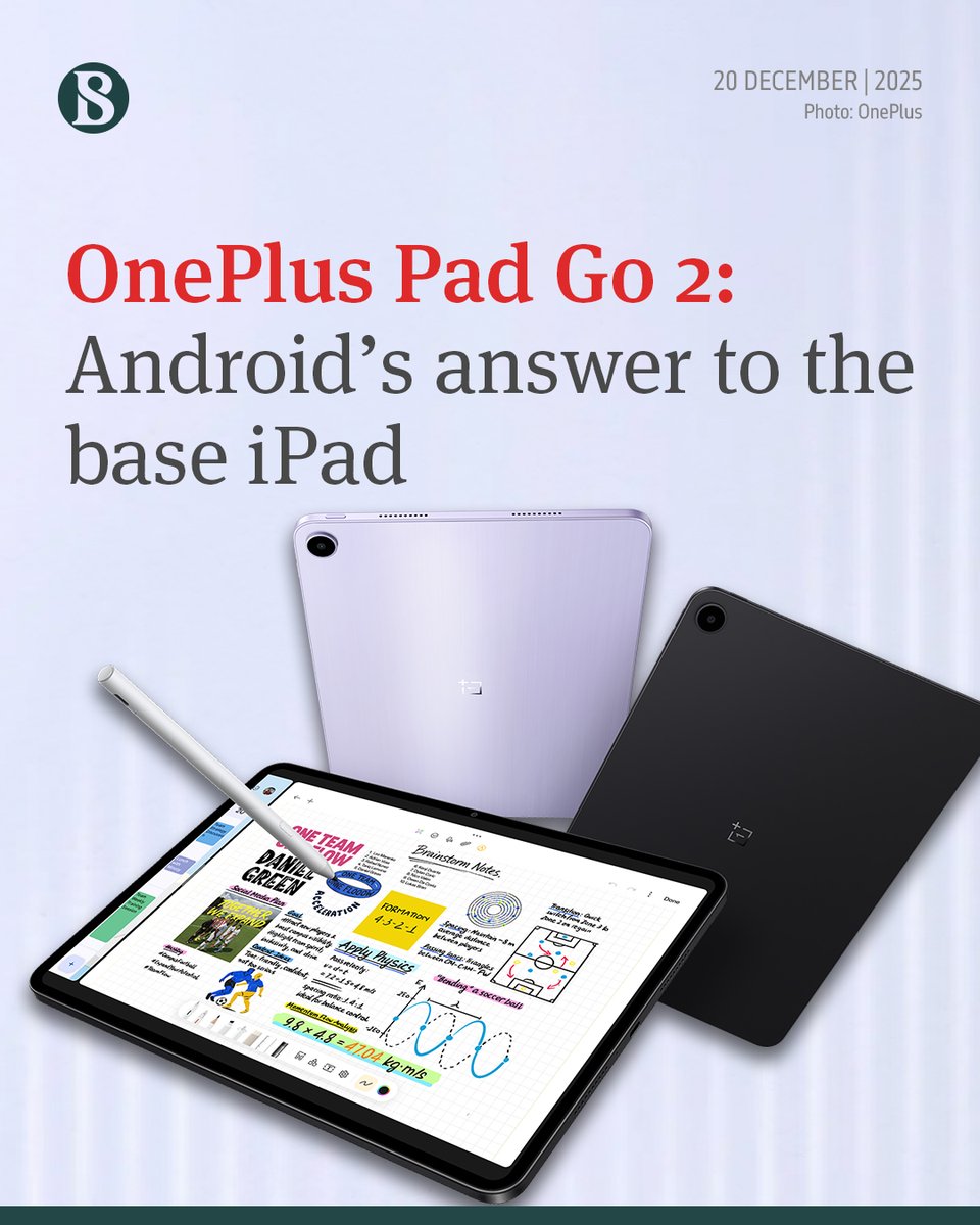 tbsnewsbd's tweet image. This mid-range tablet borrows the iPad’s simplicity while adding a few thoughtful Android touches, even if its performance ambitions remain modest

Link in comments

#OnePlus #Tablets #padgo2 #technews #TBSNews