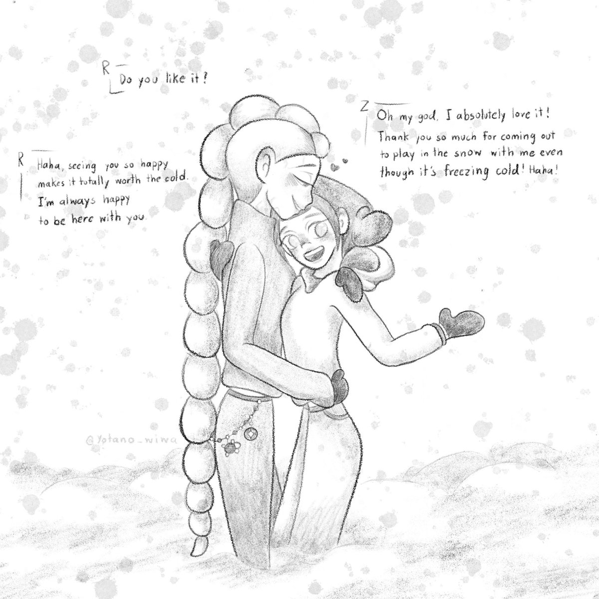 Yotano_wiwa's tweet photo. #Zoerumiweek2025 Holiday Edition D5 - Snow Day https://t.co/qVb5eeHFjX