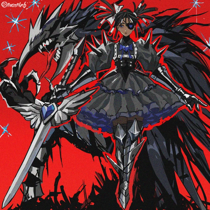The Magical Girl Luca and Rook Her Crow Familiar