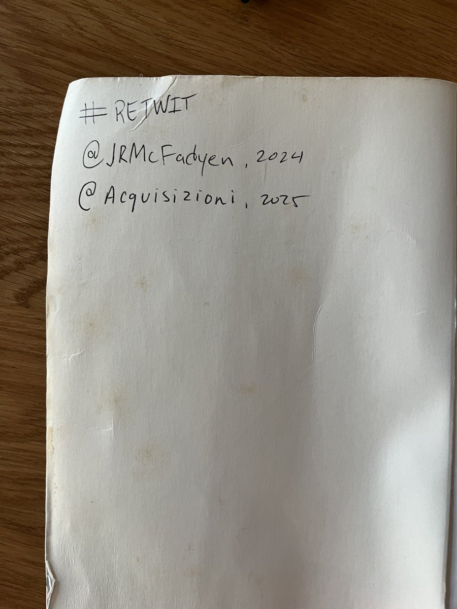 Pat Carino (d/b/a Acquisizioni) tweet media