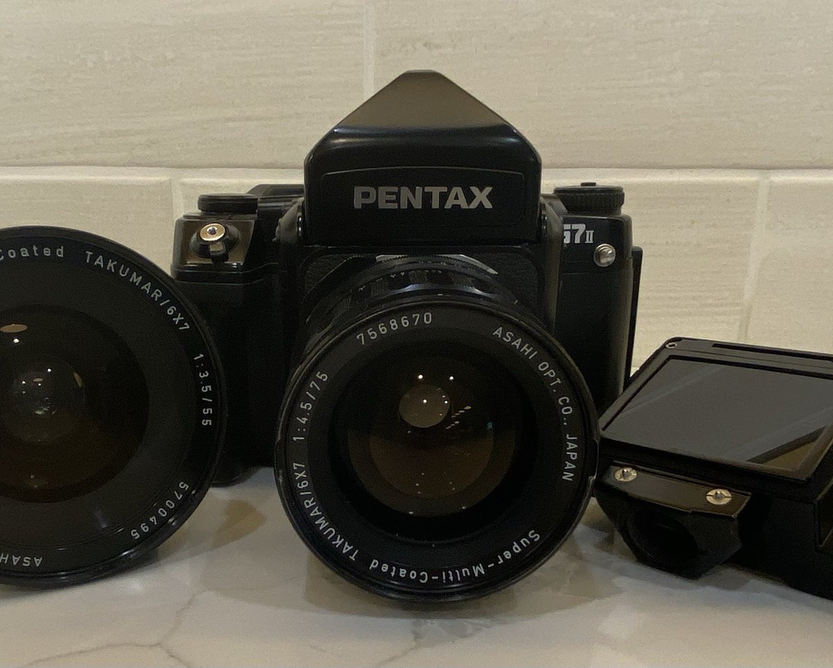 Pentax 67II Medium Format  with Outfit  From Japan  
🔗 ebay.com/itm/3767795699…  
 #ad