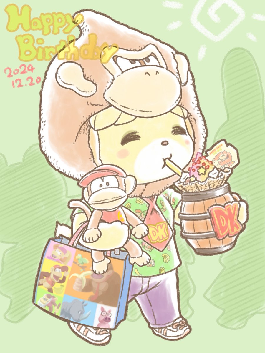 今年は描けてないけど!

過去3年のハピバ絵です 