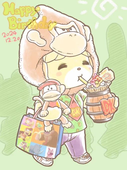 今年は描けてないけど!

過去3年のハピバ絵です 