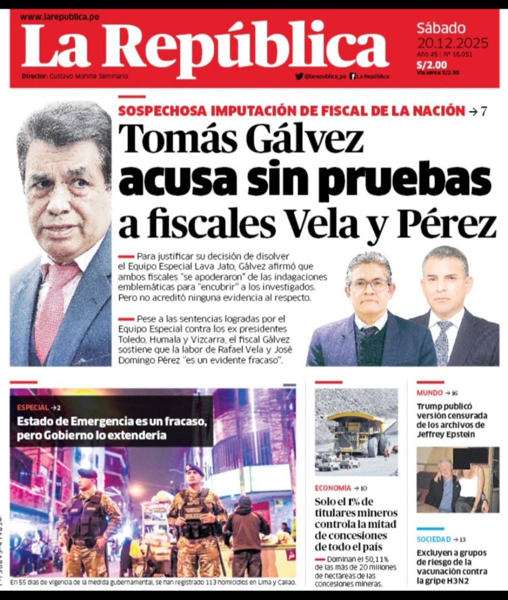 RoyAlta_Peru's tweet image. El Fiscal Hemanito Cuello Blanco es Una Vergüenza.

@FiscaliaPeru