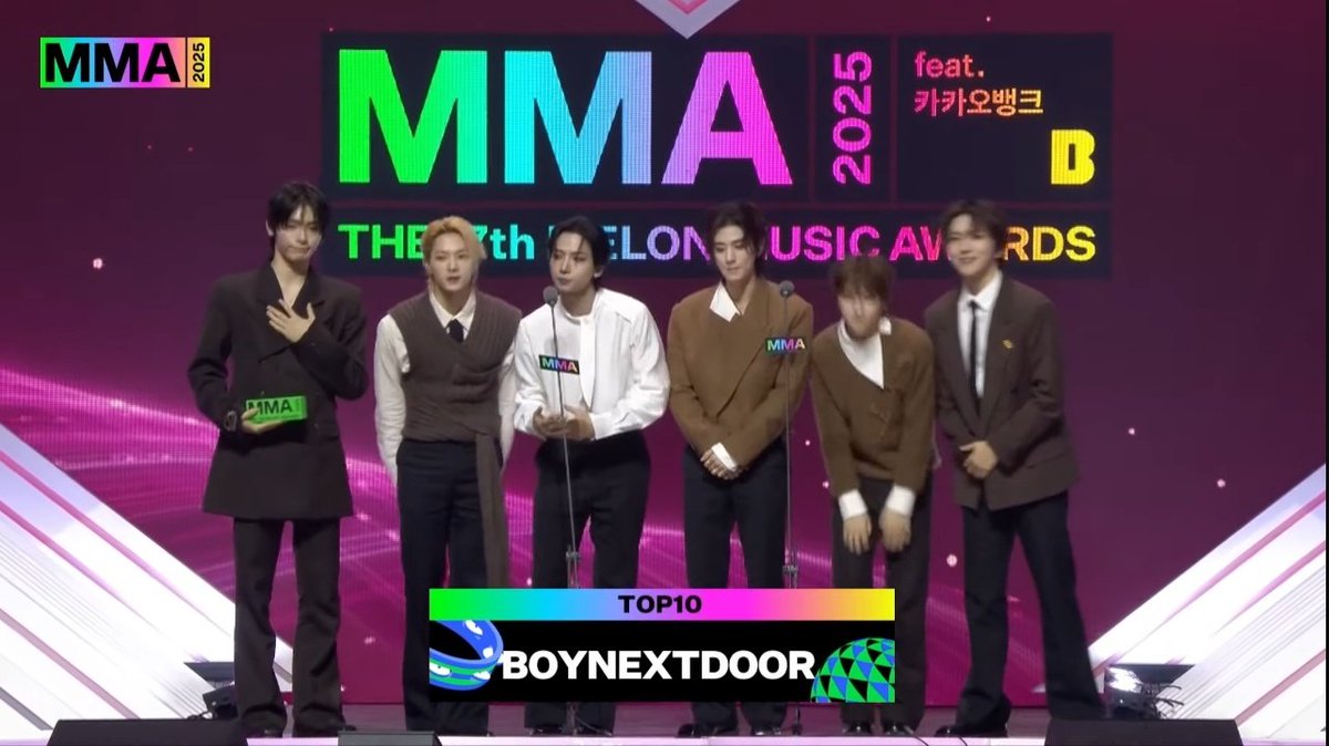 Congratulations @BOYNEXTDOOR_KOZ ! for winning 4 awards at Melon