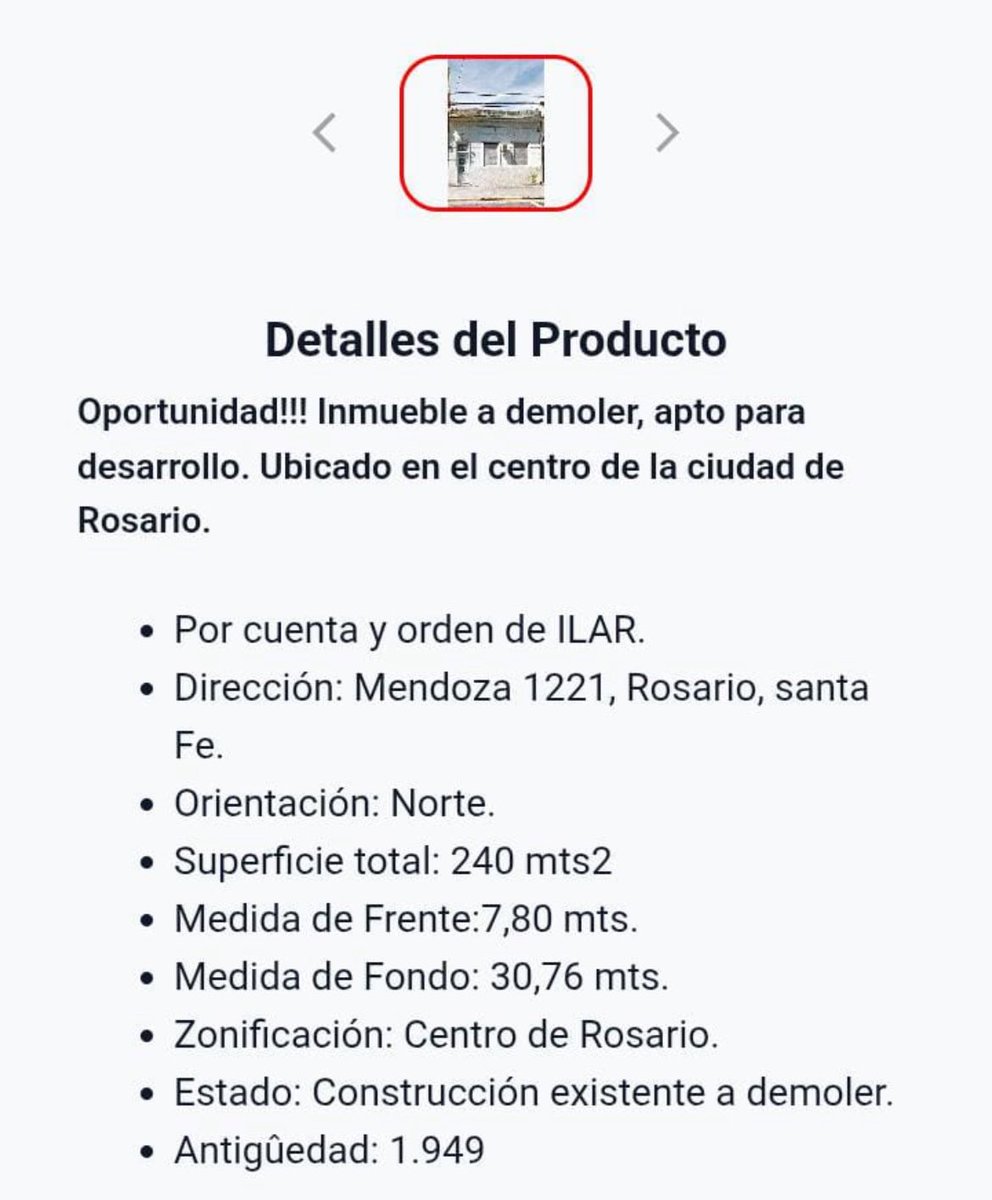_charlycardozo's tweet image. ✅Muchos preguntaban, la autonomía que ventaja nos trae? Acá va caso concreto: sin ningún permiso especial el @BancoMunicipal subasta una vivienda con base de 280M u$s para equipos e infraestructura de #ILAR y reforzar servicios 

✅Detalles en el link 👇

subastas.bmros.com.ar/auction/detail…