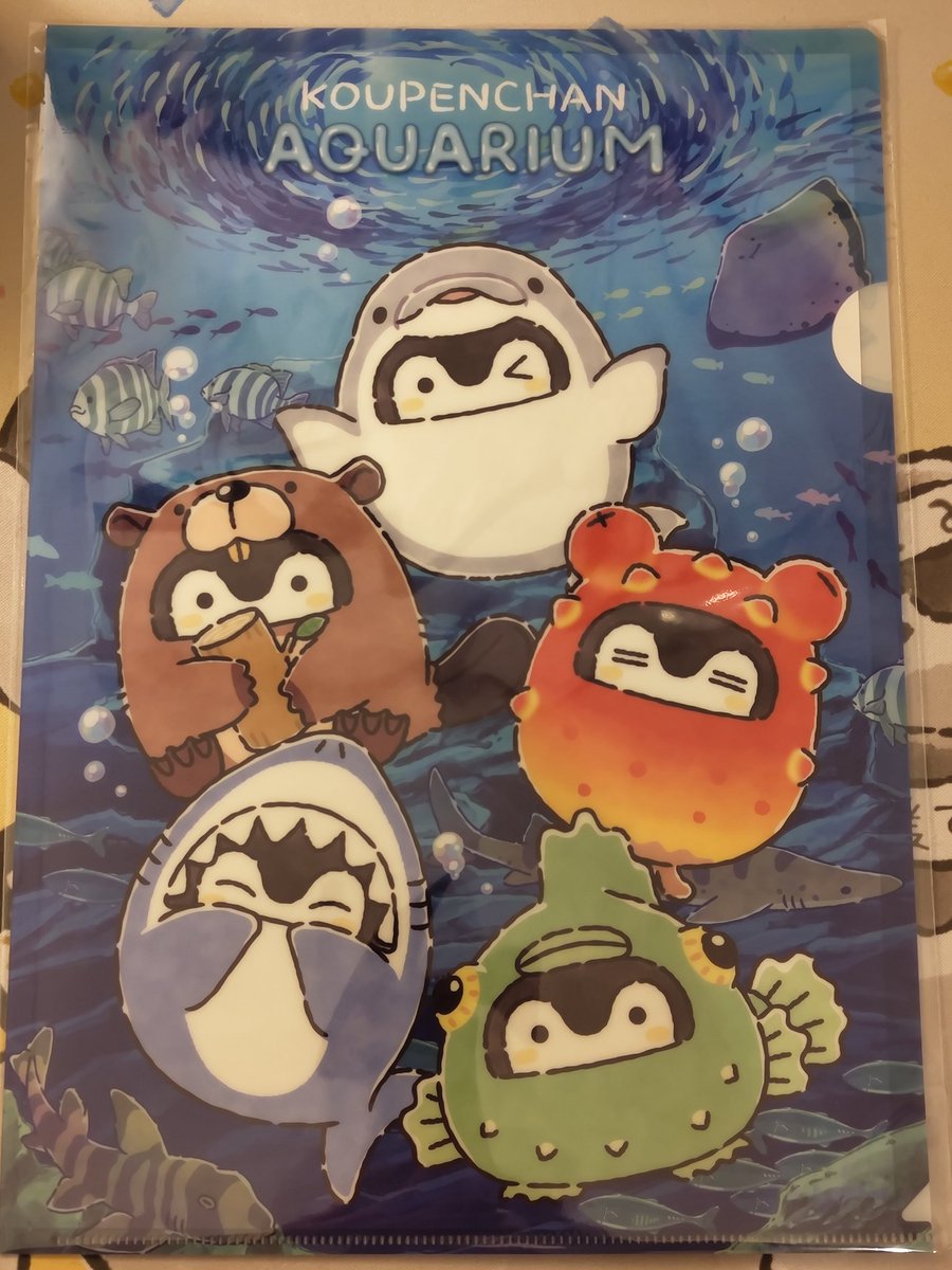 仙台うみの杜水族館からやってきたコウペンちゃんたち ほやちゃんは体