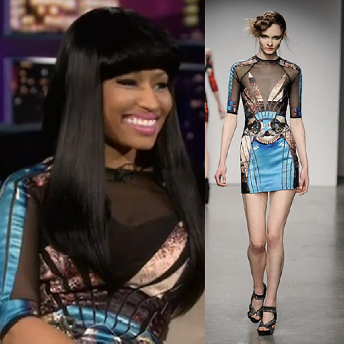 onikaswardrobe's tweet photo. Nicki appeared on Chelsea Lately back in December 2010, wearing a Falguni and Shane peacock dress from their Fall 2010 collection.
#NickiMinaj #barbie
#fashion #style
#gagcity #ChelseaLately
#PinkFriday https://t.co/j7VTktwQGr