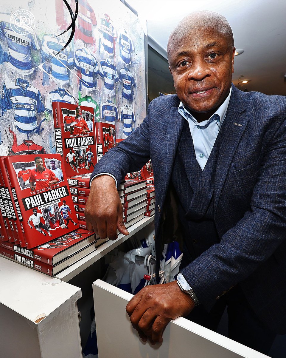 QPR's tweet image. Here with his new autobiography ✍️

Welcome back, @realpaulparker2! 💙🤍