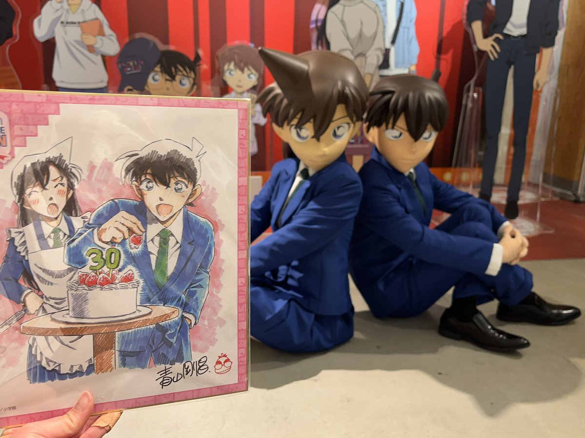 コナンランド 新蘭セット 2025.12.20 ずっと夢だった新蘭のグリーンティング🥰 楽しすぎた