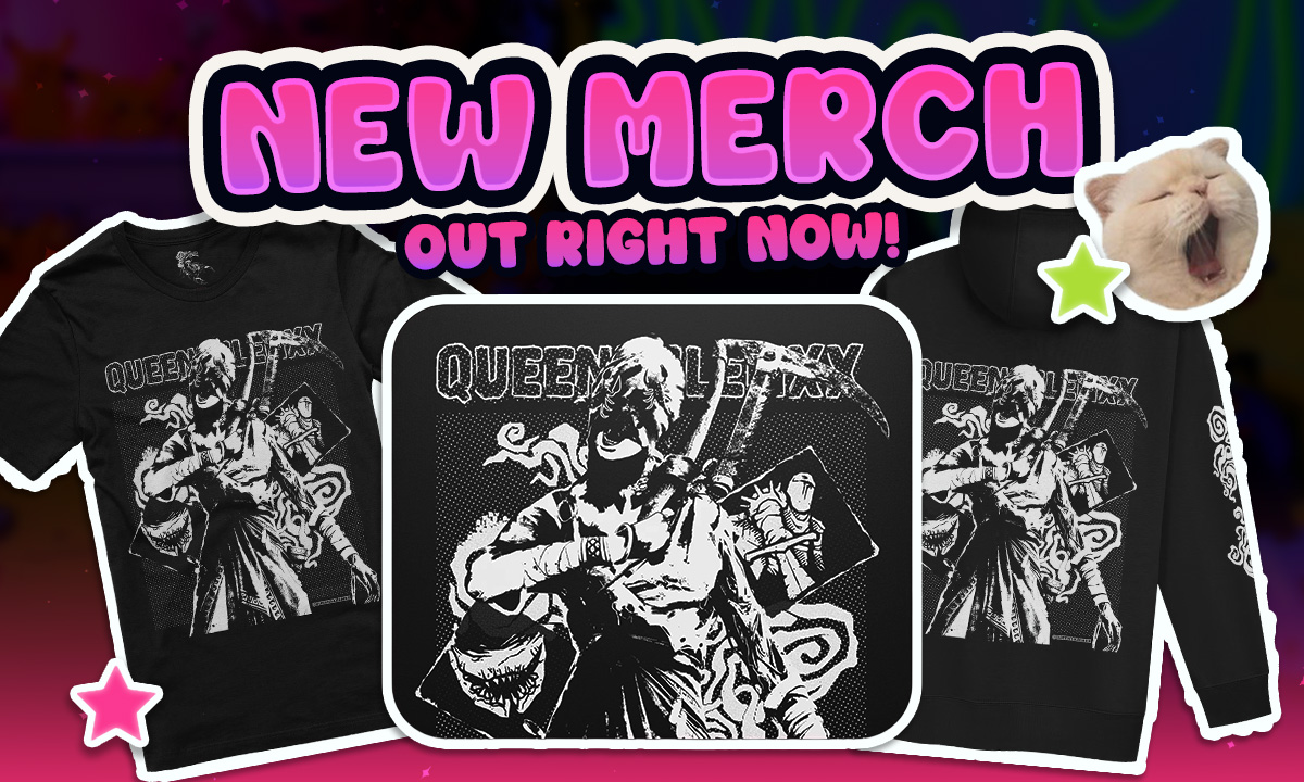 My new merch is finally out! Check it out right here: queensalemxx-shop.fourthwall.com #dbd #dbdcreator