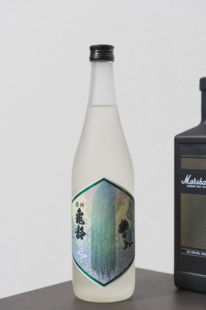 信州亀齢 山恵錦 純米吟醸 真里ラベル 瓜系果実を思わせる香り リンゴ