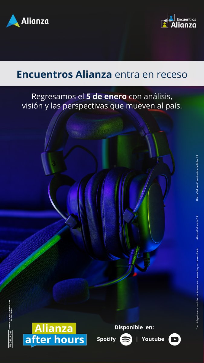 Hoy repasamos los temas clave de la semana: 
Inflación a la baja, mercados nerviosos y lo que viene para Colombia.
🎄 Deseamos a nuestra audiencia una feliz Navidad y un próspero Año Nuevo.

🎙️ Último episodio del 2025 en Alianza After Hours.
➡️youtube.com/watch?v=tEkFVv…