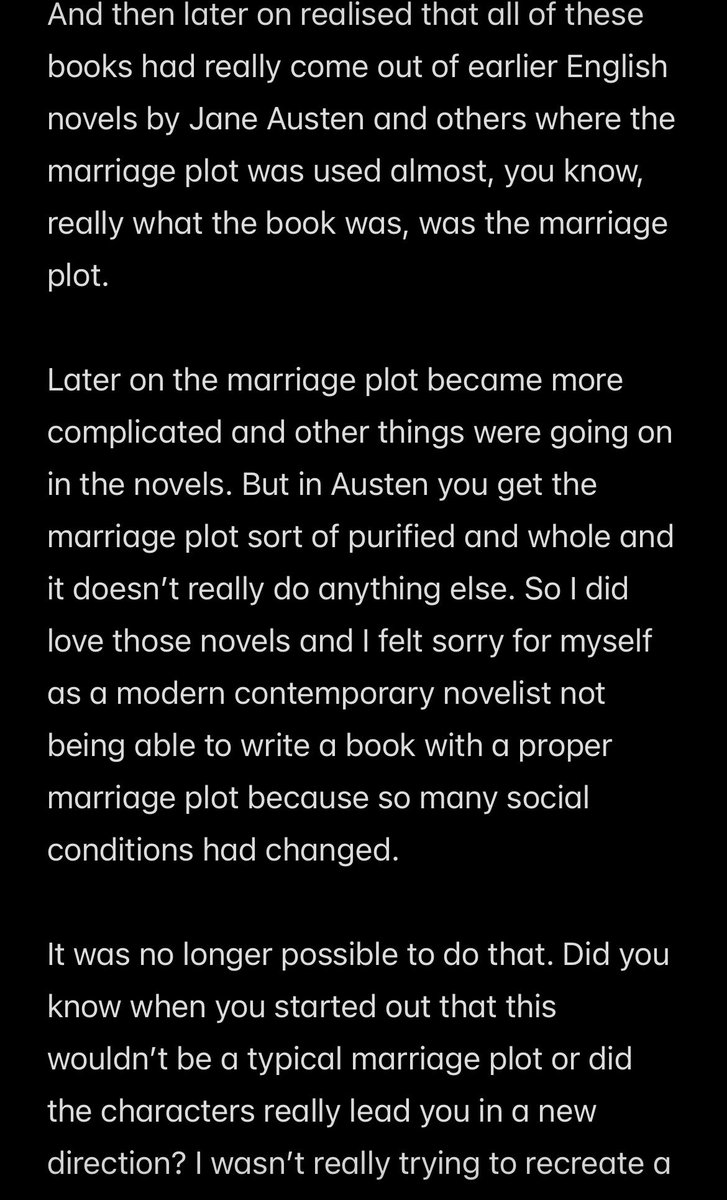 PoignantLetters's tweet photo. The Marriage Plot - (interview with the author) https://t.co/2LU6e0a1uk