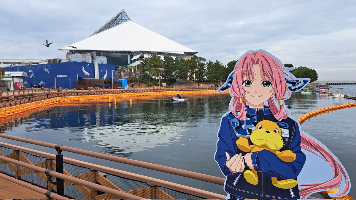 ARIAとコラボ中の八景島シーパラダイスに行ってきた。島内、水族館内