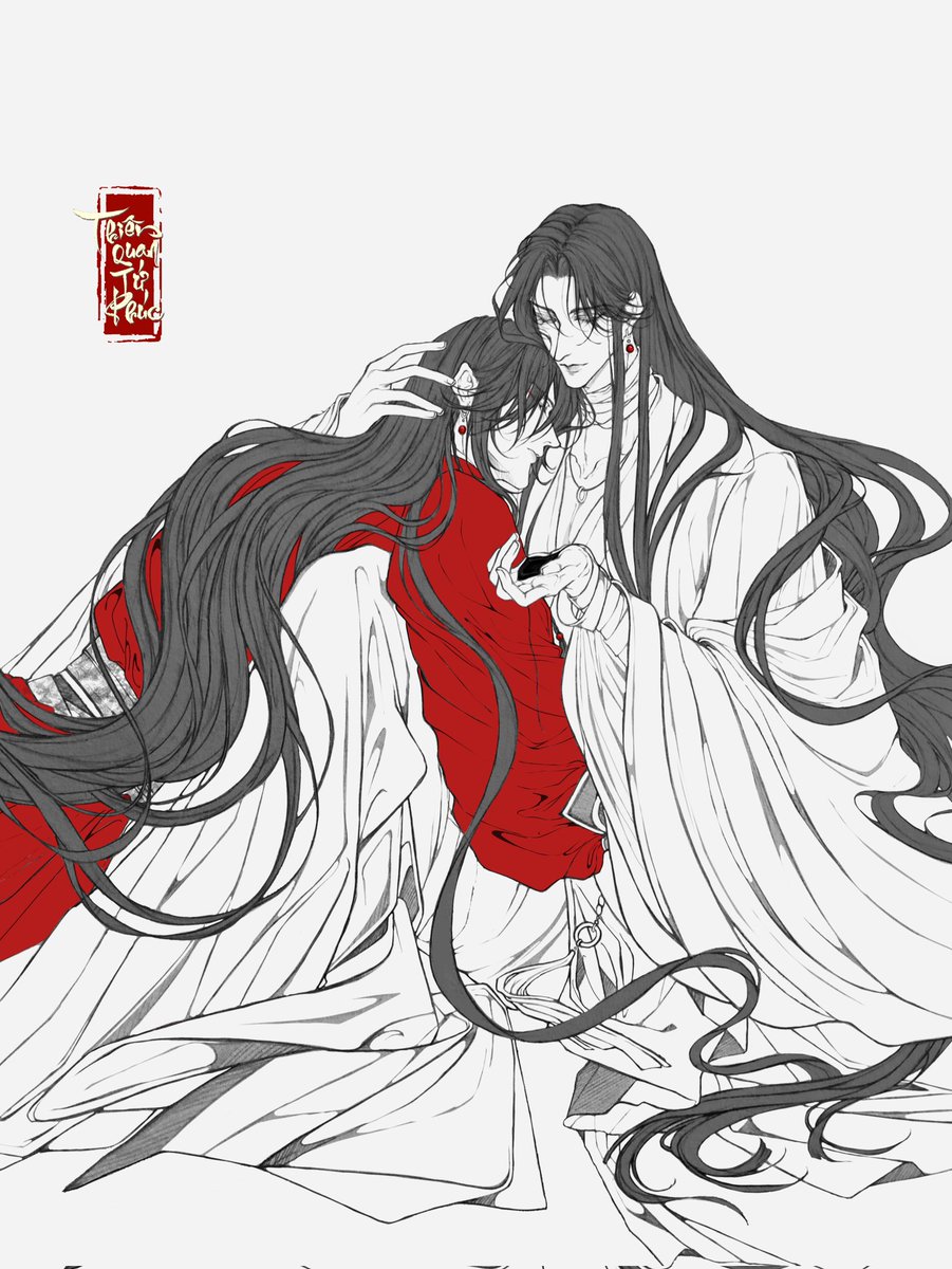 VAngermon's tweet image. Happy Birthday To Me. 🎂🌱

#TGCF #tgcffanart #HuaCheng #XieLian #hualian #花城 #天官赐福 #HeavenOfficialsBlessing