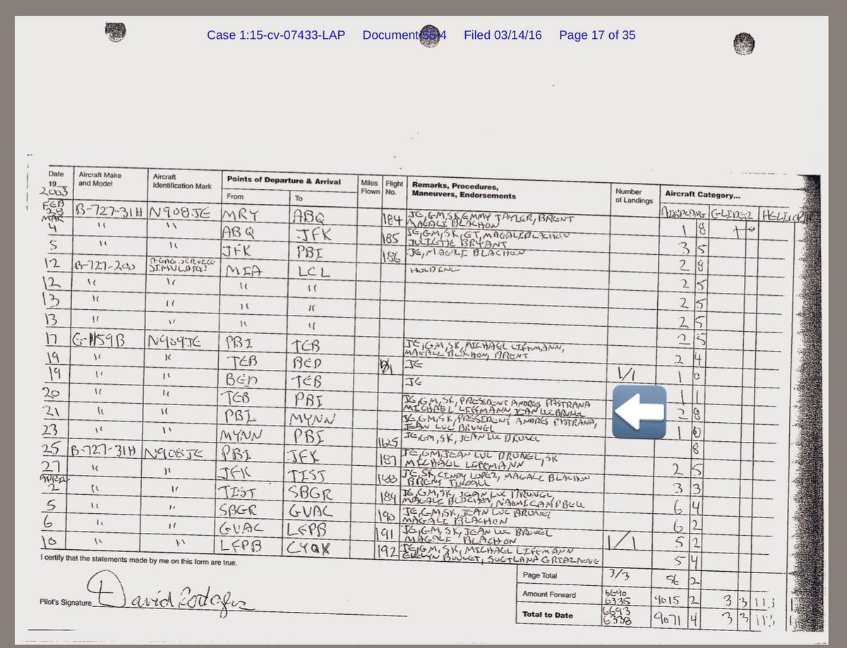 GustavoBolivar's tweet image. #EpsteinFiles
—La bitácora de vuelo publicada ayer dice que PRESIDENTE ANDRES PASTRANA viajó el 20 de marzo de 2003 en avión privado vinculado a Jeffrey Epstein desde Teterboro (Nueva Jersey, EE. UU.) hacia Palm Beach, Florida.
—Durmió en Palm Beach ¿?
—Al día siguiente, 21 de…