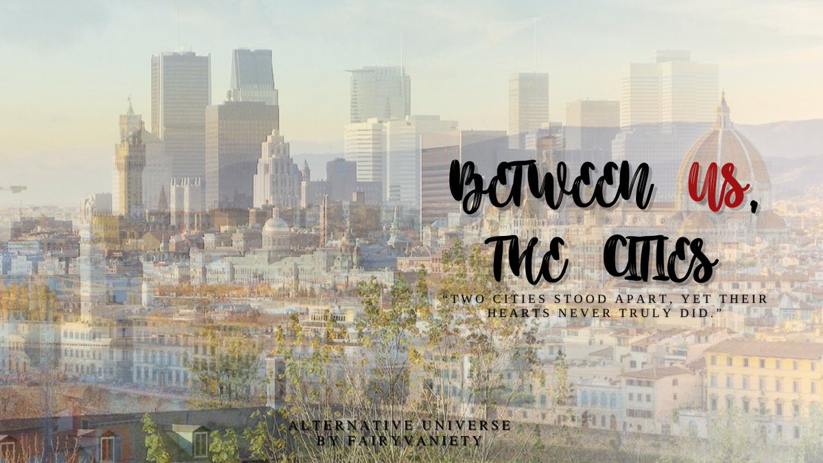 𝐁𝐞𝐭𝐰𝐞𝐞𝐧 𝐔𝐬, 𝐓𝐡𝐞 𝐂𝐢𝐭𝐢𝐞𝐬

“𝘛𝘸𝘰 𝘤𝘪𝘵𝘪𝘦𝘴 𝘴𝘵𝘰𝘰𝘥 𝘢𝘱𝘢𝘳𝘵, 𝘺𝘦𝘵 𝘵𝘩𝘦𝘪𝘳 𝘩𝘦𝘢𝘳𝘵𝘴 𝘯𝘦𝘷𝘦𝘳 𝘵𝘳𝘶𝘭𝘺 𝘥𝘪𝘥.”

————————

a lee jeno au
©fairyvaniety, 2025