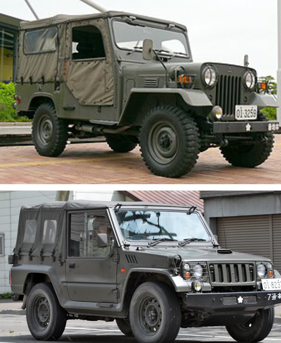 RT @zo_bula_bula: 上：陸上自衛隊73式小型トラック 下：陸上自衛隊73