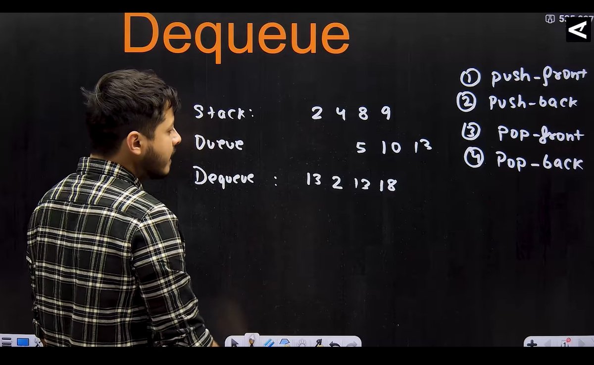 CHAYAN78905's tweet image. 🚀 #Day84 / #180DaysOfCode 🎯
DSA Journey in C++ 📚 | #CoderArmy
📌 Topics: Queue &amp;amp; Dequeue ⚡
✅ Print all Number in every window of size k
✅ First negative Integer in every window of size K
✅ Implement Dequeue using LinkedList &amp;amp; Array &amp;amp; STL
Thanks to @rohit_negi9 Bhaiya 🙌