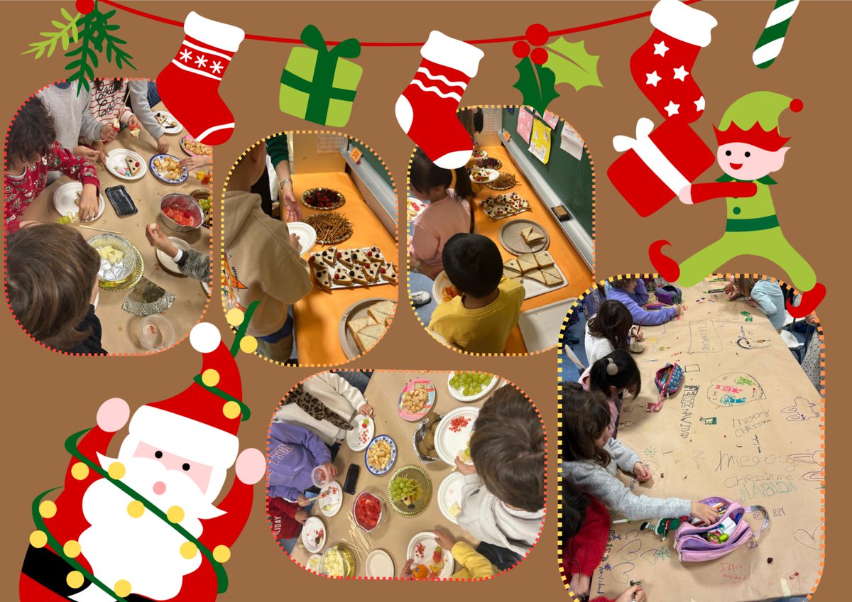 Ayer nuestros peques de 3ºEP organizaron un desayuno navideño 🥞🎄de lo mas divertido y apetecible😍
Ni los elfos podían resistirse!