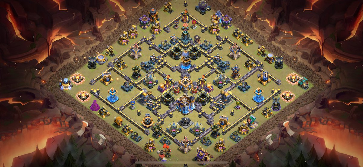 Reworked my latest unbeaten TH17 Base for Th18, good luck with it! 

CC: 2 ice 1 furnace

🔗 link.clashofclans.com/en?action=Open…