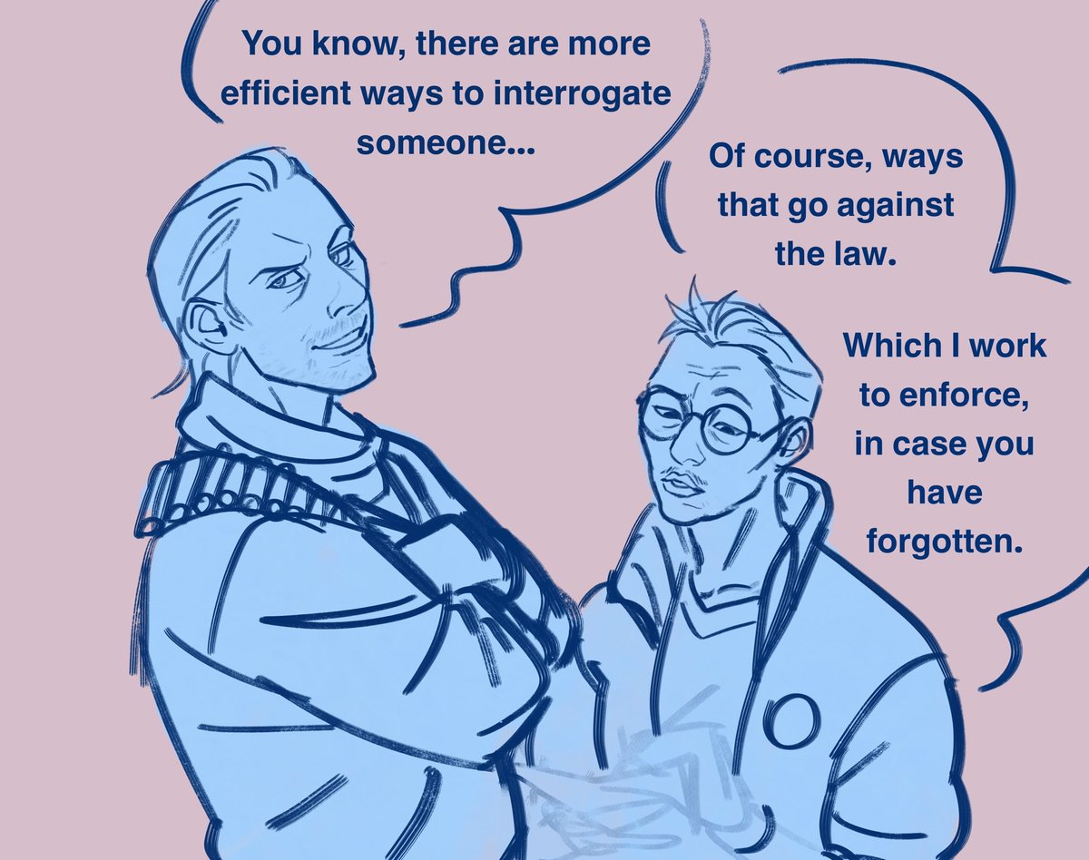 #MGS and #DiscoElysium crossover of sorts.... they met at the gay bar or something idk