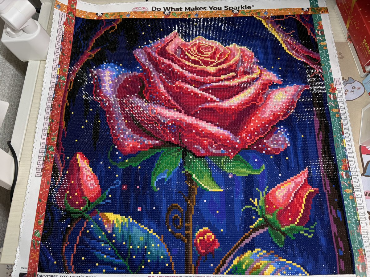 ダイヤモンドアート #diamondartclub 41作品目、42作品目 finished