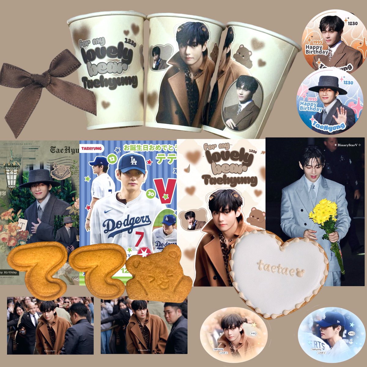 BTS #V #テヒョン さん🐻 12/26〜30 @BinaryStar_V 様 🧸パネル