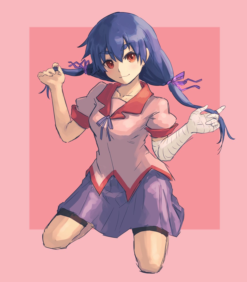 oretekiya's tweet image. 155日目
ツインテるがー
#神原駿河 #ワンドロ