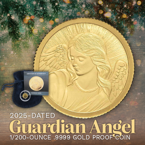 Everyone wants to own gold and here are two gift options that fit the bill. In the SilverTowne Vault, find the Guardian Angel or the Christmas Reindeer proof gold coin. Each comes in a cap with COA and gift pouch. Go ahead, give a practical keepsake >> bit.ly/3KSNl2u